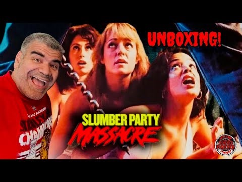 My Slumber Party Massacre Signed Collection! Figure, Poster & DVD Close-Up