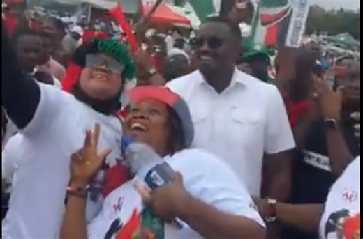 Watch John Dumelo's entrance at the 2024 NDC Manifesto Launch