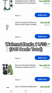 ‼️Lots Of Crazy DeaIs At WaImart Today (11/03)‼️😱🏃🏃🔥🔥👇👇 #walmartfinds #walmartdeals #christmasgifts | Glitch & Deals World