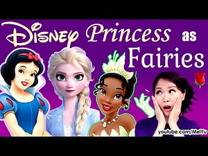 Draw Disney Princesses as Fairies Art Challenge | Mei Yu Art | 12th Year Anniversary
