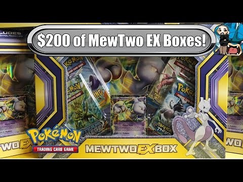 Opening 10x MewTwo Ex Boxes! - New 2016 ones! - Pokemon TCG unboxing