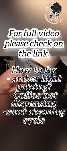 NESPRESSO VERTUO cleaning cycle, amber light pulsing, not dispensing coffee. EASY FIX! #toronto