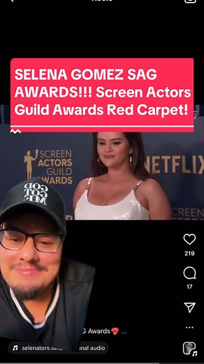SELENA GOMEZ SAG AWARDS!!! Screen Actors Guild Awards Red Carpet!#selenagomez #sagawards #sagawards2024 #greenscreenvideo