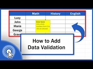 How to Add Data Validation in Excel (Quick and Easy)