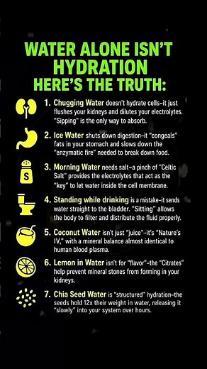 Water Alone Isn’t Enough to Hydrate You| Here’s the Truth 💧⚠️