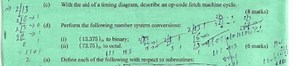 With the aid of a timing diagram, describe an op-code fetch mac... | Filo
