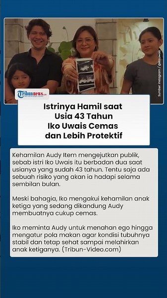 Audy Item Hamil di Usia 43 Tahun, Iko Uwais Ungkap Cemas dan Jadi Lebih Protektif Jaga Istri
