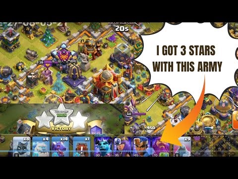 3 star with this army clash of clans #gaming #gameplay