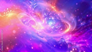 The beauty and complexity of quantum mechanics at work in promoting cellular repair and regeneration in quantum healing. . Stock Video