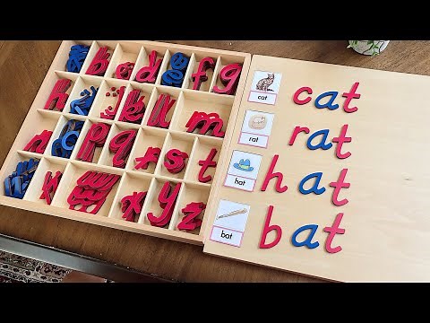 Unboxing: Montessori Moveable Alphabet