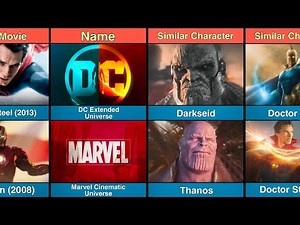 Comparison: Marvel Vs DC Extended Universe