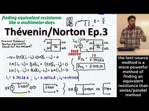 Thévenin & Norton Equivalents, Ep.3: Using The Test-Source Method To Find Equivalent Resistance
