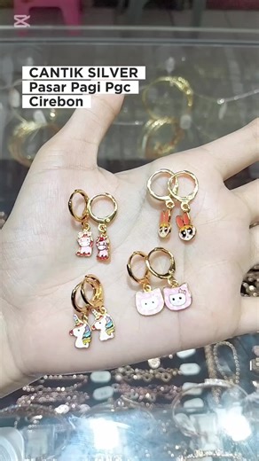 Anting jepit karakter perhiasan Import Terbaru ✨🤩#fyppppppppppppppppppppppp #antinggipsi #perhiasanwanita #modelterbaru #fyp