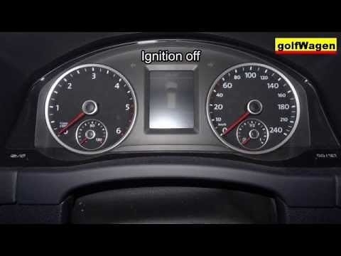 VW Golf 6 service oil reset