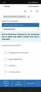 Question: Lysosomes arise from which part of the cell?Options... | Filo
