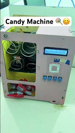 Máquina Expendedora de caramelos 🍭 con arduino #candymachine #arduino project