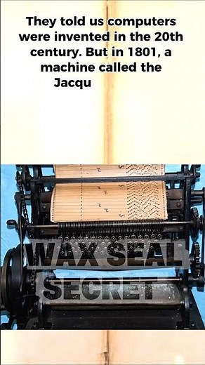 They Lied About the First Computer — It Existed in 1801 #history
