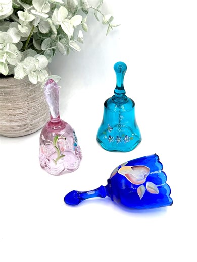 Vintage Fenton Handpainted Bell Collection | 4.5 Inch - Etsy