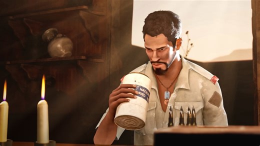 Soldier who sank a ship with a tin can