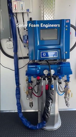Graco E30 Reactor 3 Elite spray foam rig walkthrough #sprayfoam #insulation #construction #smallbiz