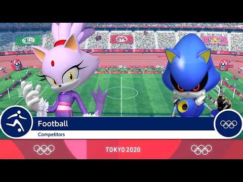 Mario & Sonic at the Tokyo 2020 Olympic Games - Blaze/Sonic Vs. Metal Sonic/Shadow