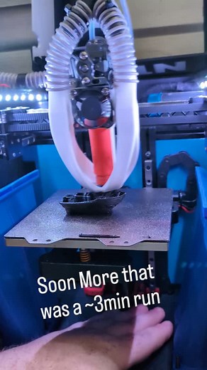 N1_3D_Print on Instagram: "Voron 0 set to make a 1:XX benchy soon or a maybe a New World Record now i neet to find some time #Speed #Voron #N13D #3dprinting #3d #Turbo #Fast"