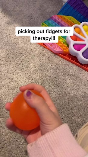 Picking Out Fidgets for Therapy
