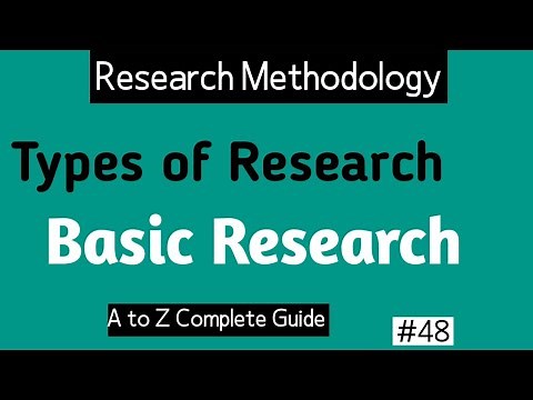 Definition of Basic Research | Process of Basic Research | Pure Research | Research Types