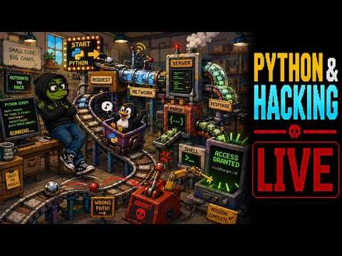 LIVE HACKING & PYTHON CODING! Web, Linux & Binary Exploitation