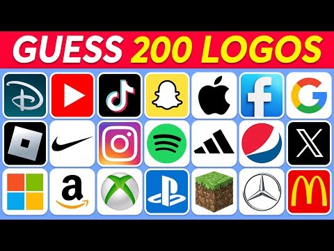 Guess the Logo in 2 Seconds | 200 Famous Logos 🥇🔥🍏 | Logo Quiz 2026