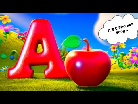 ABC Phonics Song | 3D Alphabet Sounds and Words for Kids | Learn A to Z with Fun Animation!