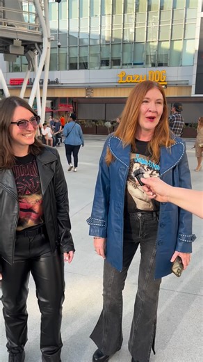 Excited fans get ready for the 40th Annual Rock & Roll Hall of Fame Induction Ceremony at Peacock Theater! 🎸🤘🎶 | Peacock Theater