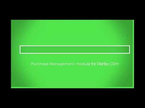 [Perfex CRM Modules - Purchase Management] Create Purchase Request and Approval