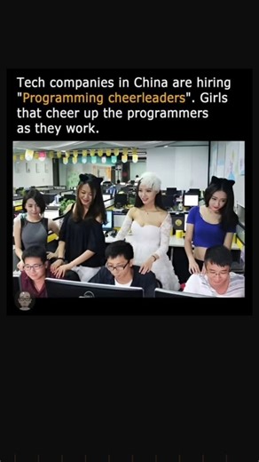 Keyframe Tech Solution on Instagram: "Why Chinese Tech Companies Hire Cheerleaders for Programmers! FOLLOW @keyframe_tech_solution #webdevelopment #programming #coding #softwaredevelopment"