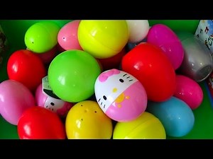 24 surprise eggs! ANGRY BIRDS Disney PLANES Cars Princess HELLO KITTY SpongeBob TOY Story!