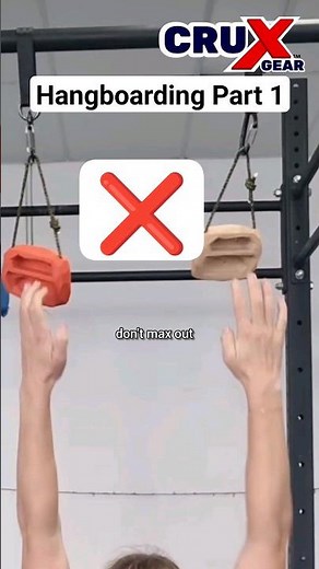 Want to get stronger fingers? Follow our series on beginner hangboarding. #fingerboard #climbing