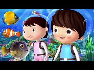 10 Little Fishes Song! | Little Baby Bum | Nursery Rhymes & Baby Songs ♫ ABCs and 123s