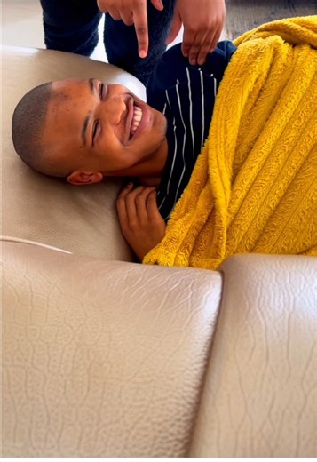 You can never take a nap in peace with him. Aya tried to give him a taste of his own medicine, but the laaitie was completely unbothered 🤣. Being unbothered is one of his superpowers ke😭. For example, if he senses that you do not like him, he doesn’t get bothered. He will simply stay away from you with no attitude, just grace, unlike some of us “normal” people. One of the things he has taught me, or that I have learned from him. #Liyemanomamakhe #fypシ゚viral #autismawareness #autismacceptance