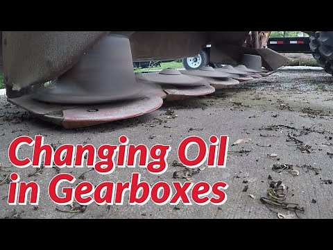 Changing Oil in Kuhn GMD66 and New Holland 326 Gearboxes