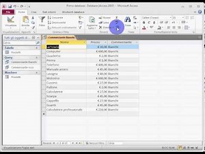 16.Access da zero. Le maschere per le query di selezione