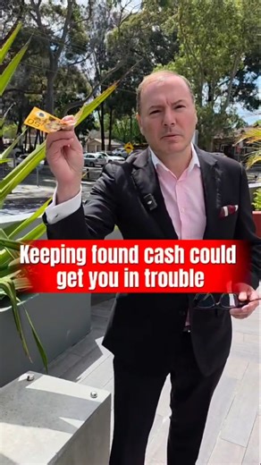 💸 Keeping Found Cash Could Get You in Trouble — Know This! Found money on the street or in a store? Don’t pocket it. In many places, keeping found cash without making reasonable efforts to return it can lead to criminal charges (theft) or civil liability #fyp #shorts #viral #tiktoknews #lawtok #lawyertok #AnthonyBazouni #FoundMoney #LostProperty #LegalAdvice #KnowYourRights #DontKeepIt #CrimePrevention #TrendingNow | Prominent Lawyers
