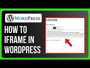 How to Iframe in WordPress