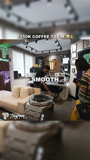 the craziest coffee table😭🙏 ‪@TimePieceTrading‬ ‪@neeltpt‬