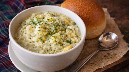 Creamy fish stew with smoked haddock