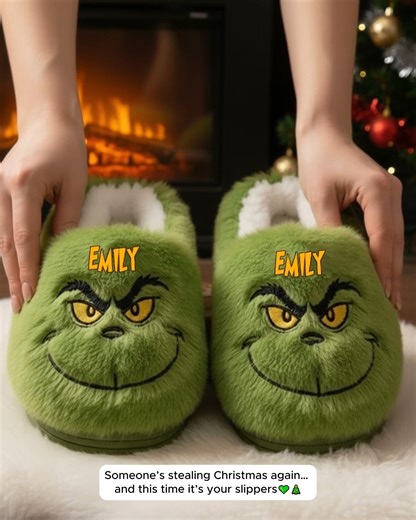 47 reactions · 14 shares | Personalized Green Monster Christmas Slippers - the perfect gift for everyone!  Personalize Your Style -> https://silverybrand.com/exploregrc00251v1 Order now and make every moment unforgettable! ✨ Worldwide shipping!! | Silverybrand | Facebook