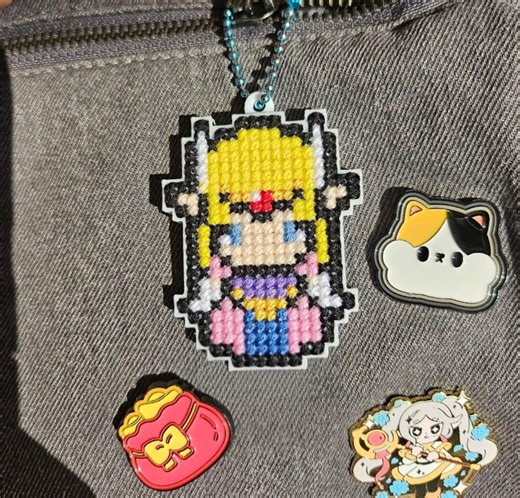 Zelda Cross Stitch Keychain | Zelda Pixel Art Kit | Beginner DIY Gaming Gift | All Materials Included - Etsy