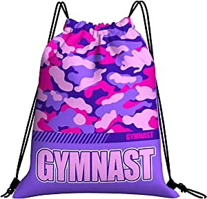 Drawstring Backpack Waterproof Gym Drawstring Bags Sports String Bag Camo Sackpack-Blue Cheer Drawstring Bag