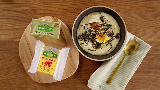437K views · 1.8K reactions | Perfect for any meal, these grits with jammy eggs are next-level delish thanks to Kerrygold Salted Butter and Dubliner Cheese. | Epicurious | Facebook