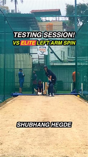 One of the amazing parts of being on tour, is being able to be in really testing contests like these vs ELITE left arm spinner @shubhang_hegde 🙌🏻 #cricketvideos #cricket #indiacricket #rcb #bangalore #karnataka #spinbowling #cricketlovers #cricketreels #practice | The Cricket Kid