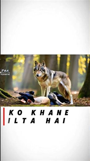 The Secret Friendship Between Wolves and Ravens 🐺🐦 (DM Xplains) #shorts #facts